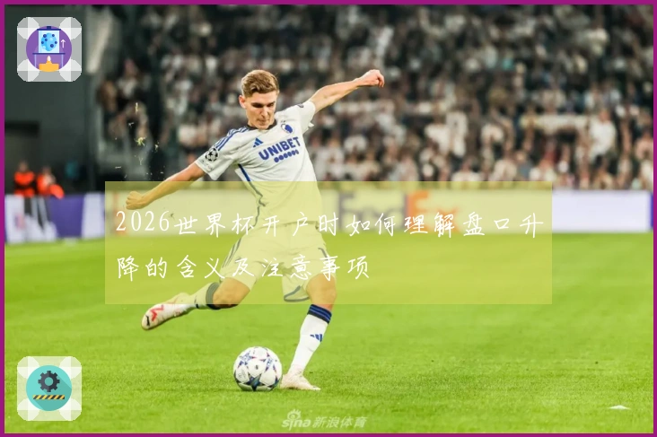 2026世界杯开户时如何理解盘口升降的含义及注意事项